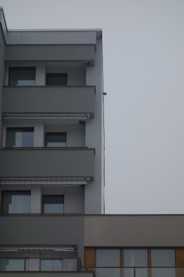 Eternit-Fassade am Alterszentrum Aaheim, Ansicht